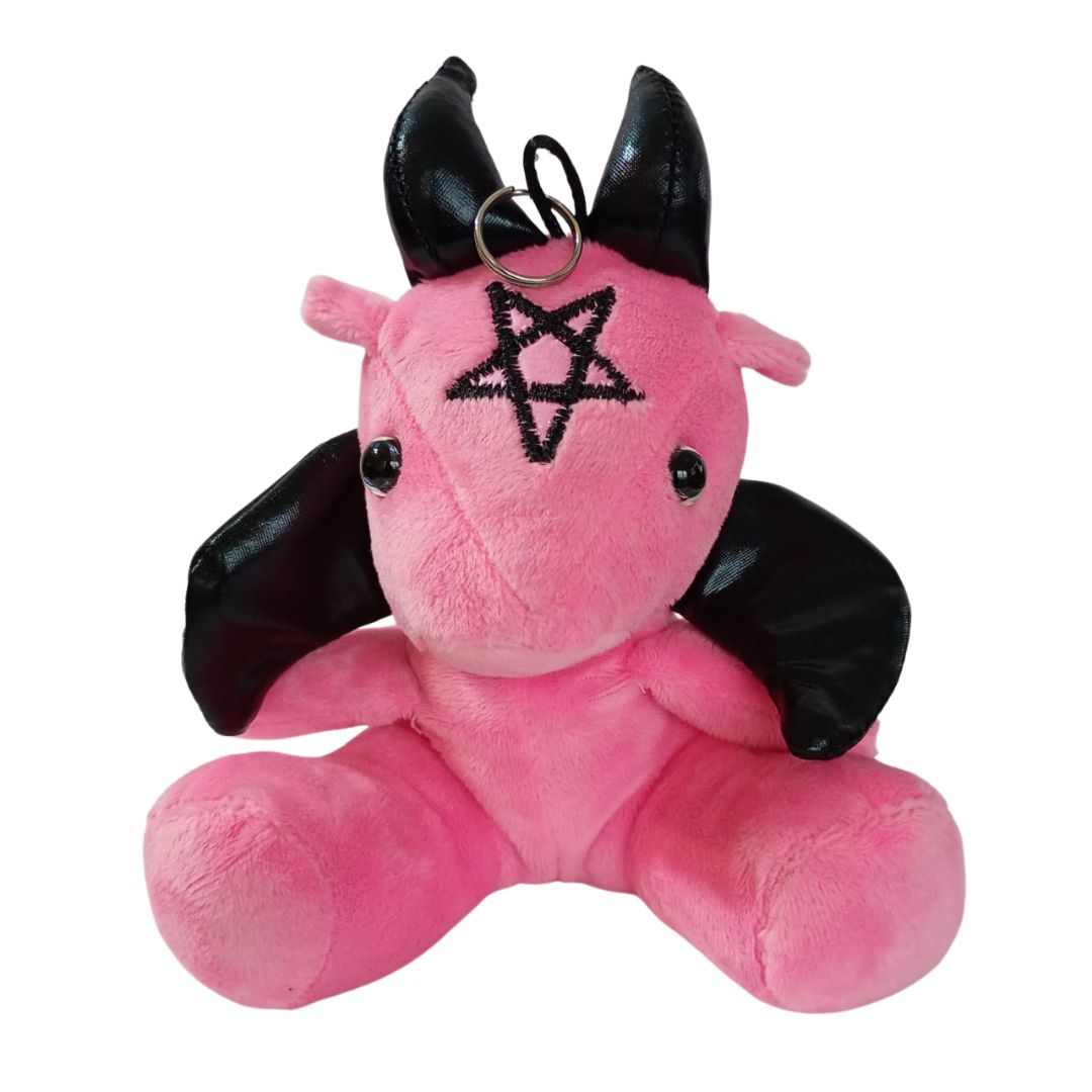 LLAVERO DE BAPHY PELUCHE ROSA