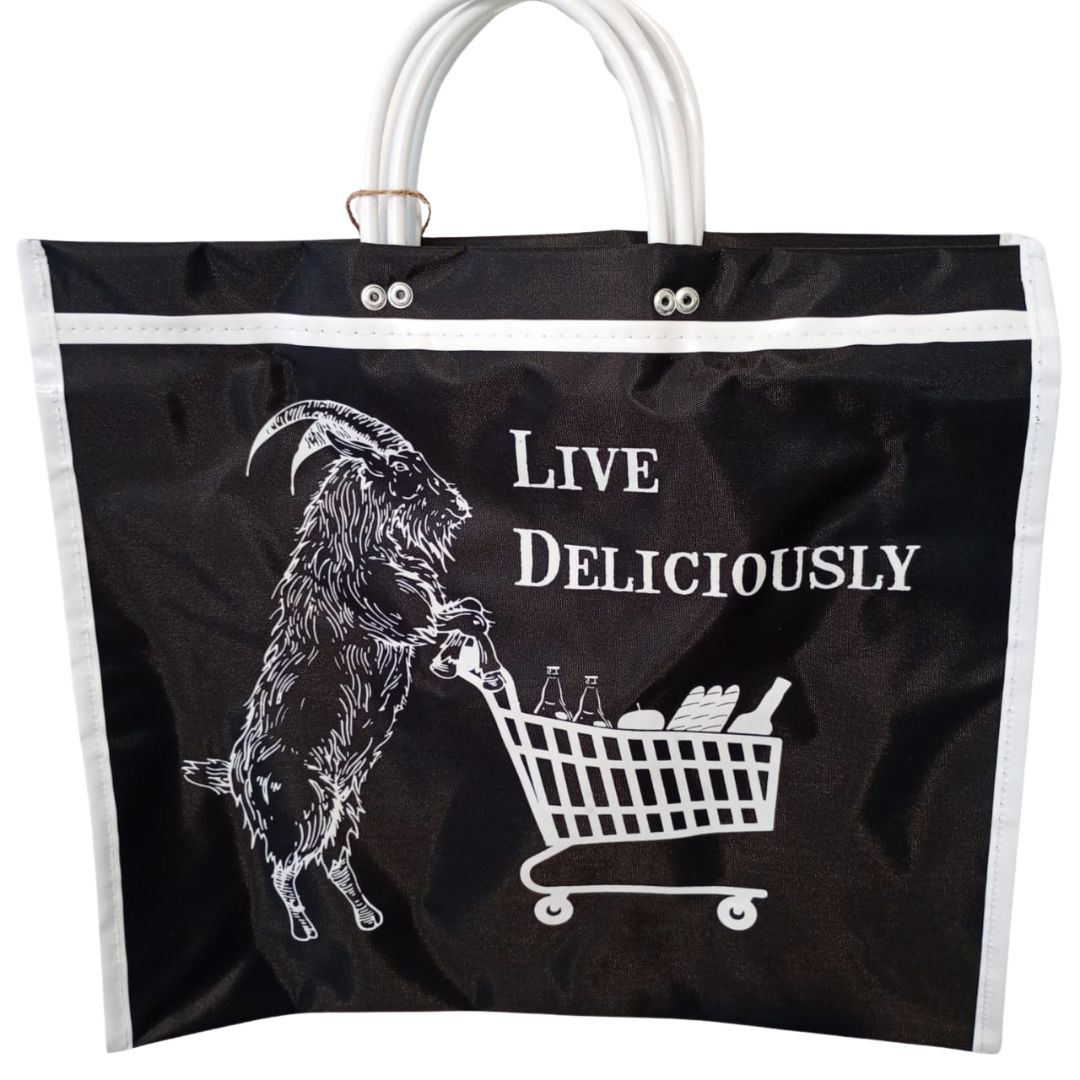 BOLSA MANDADO GOTICA VIVE DELICIOSAMENTE 